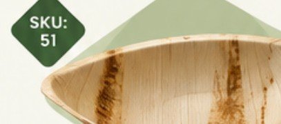 5" × 2.5" Boat Shape Bowl