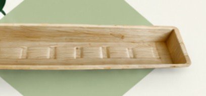16" × 3" Rectangle Sushi Tray