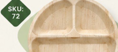 10" Round 3 Compartment Plate
